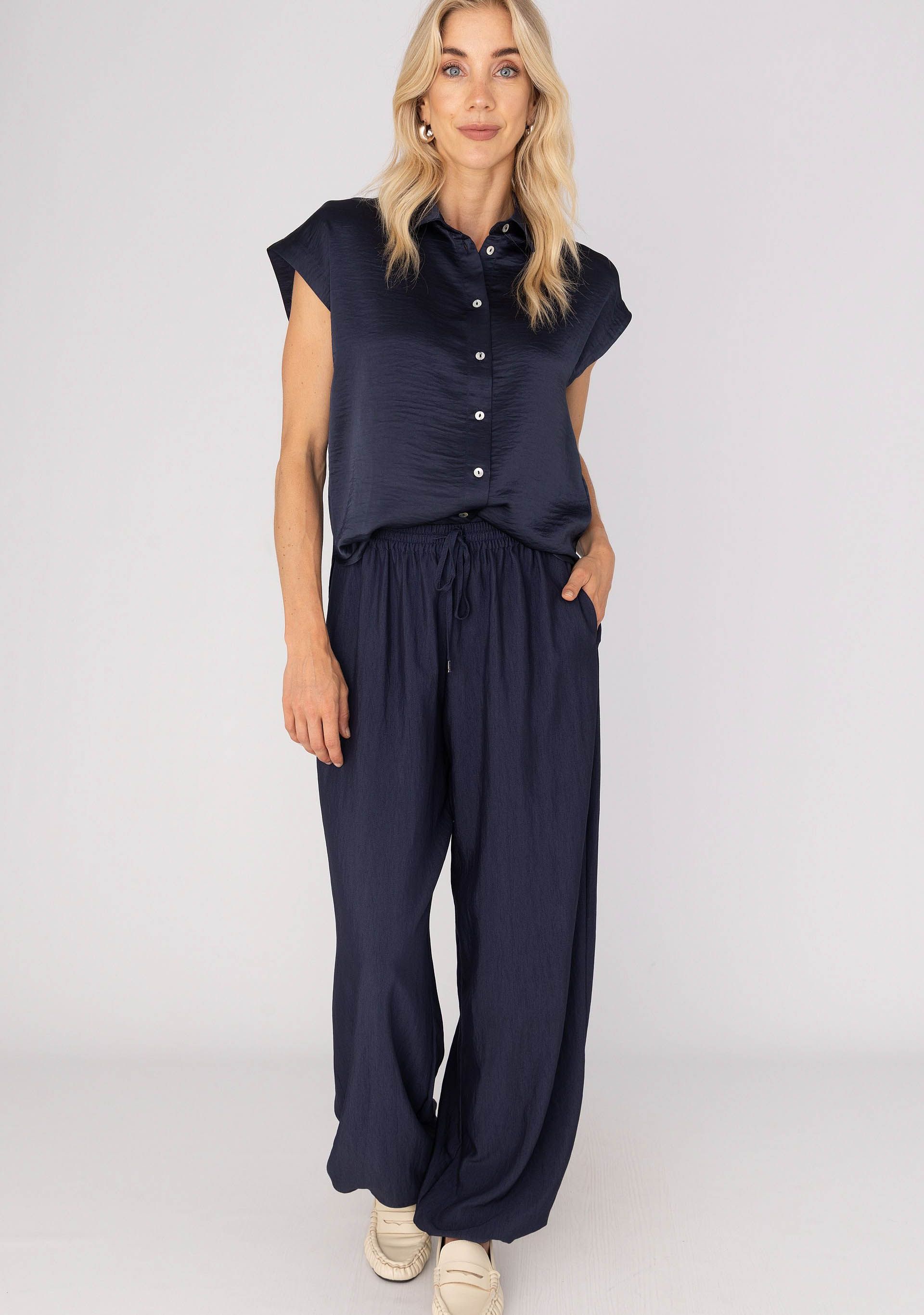 ANNA VAN TOOR - BLOUSE - Blauw