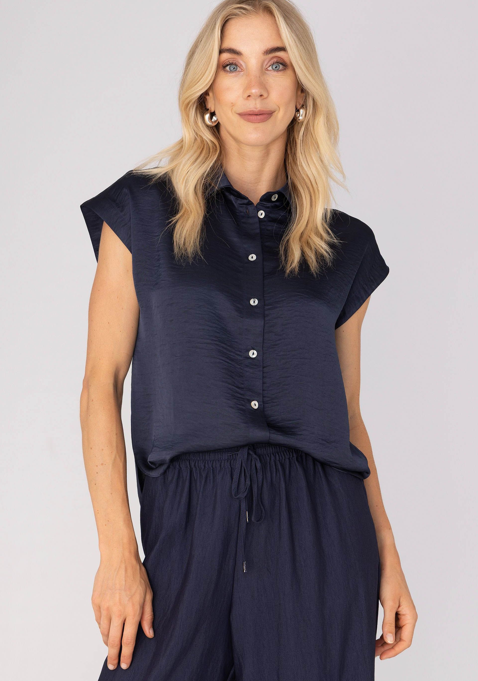ANNA VAN TOOR - BLOUSE - Blauw