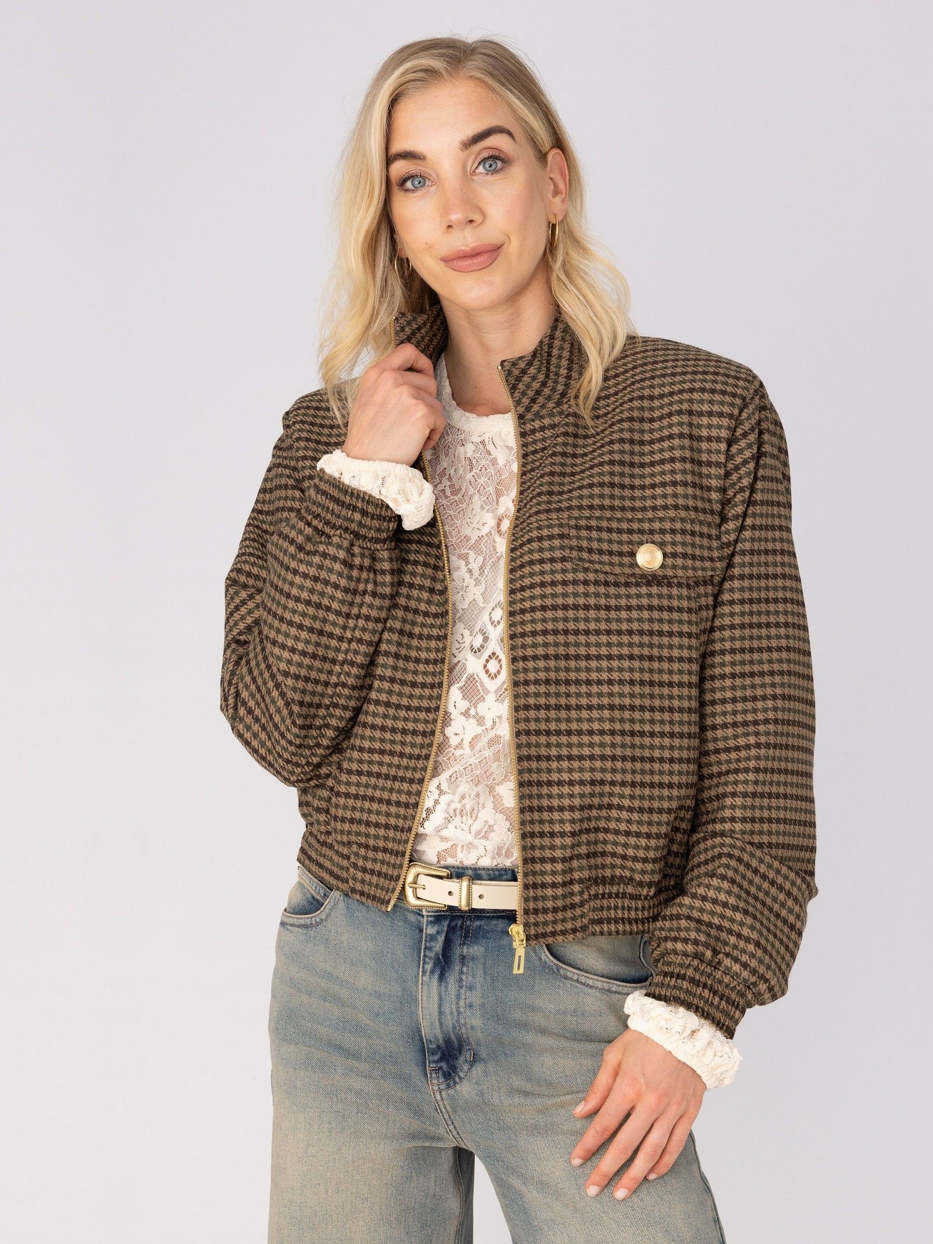 ANNA VAN TOOR - BLAZER - Groen