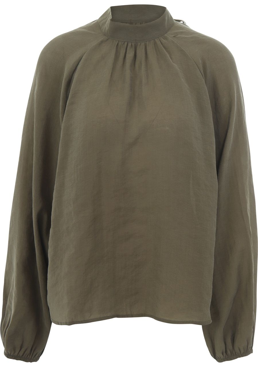ANNA VAN TOOR - BLOUSE - Groen