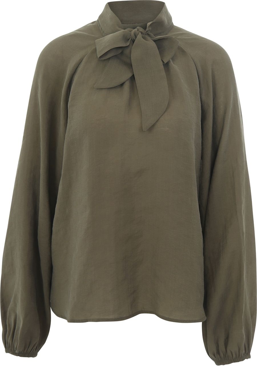 ANNA VAN TOOR - BLOUSE - Groen
