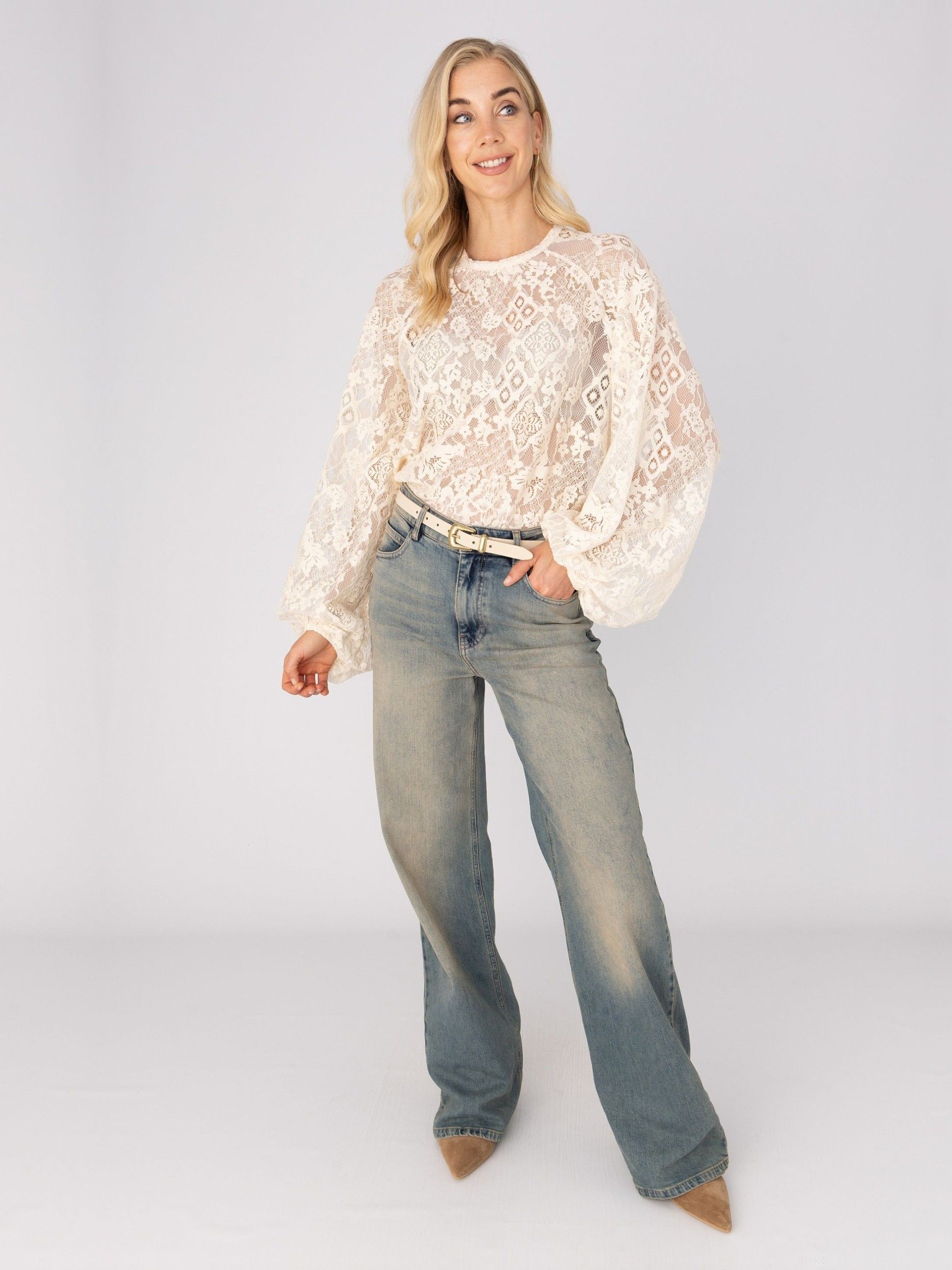 ANNA VAN TOOR - SHIRT - Off white