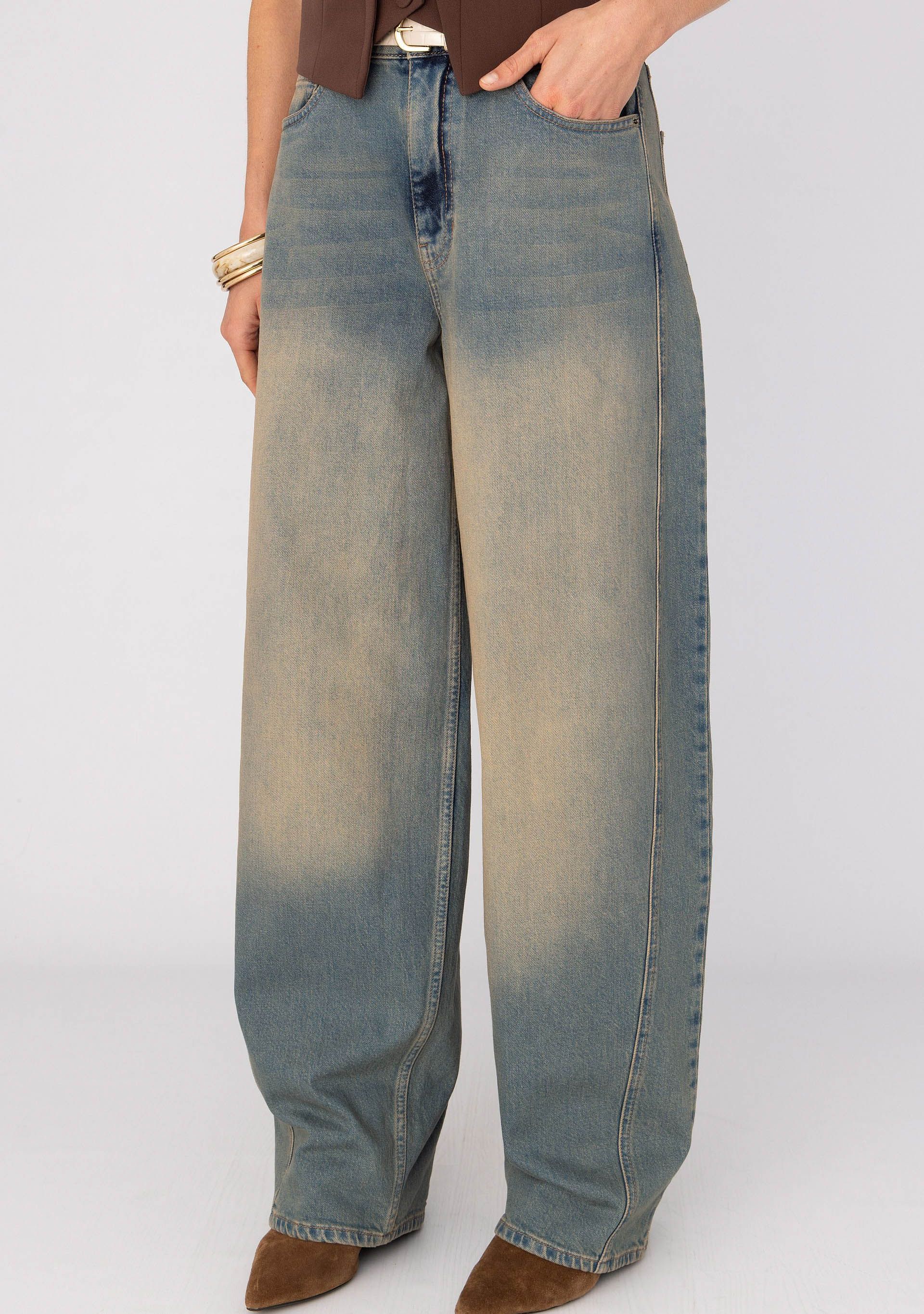 ANNA VAN TOOR - BROEK - Blauw