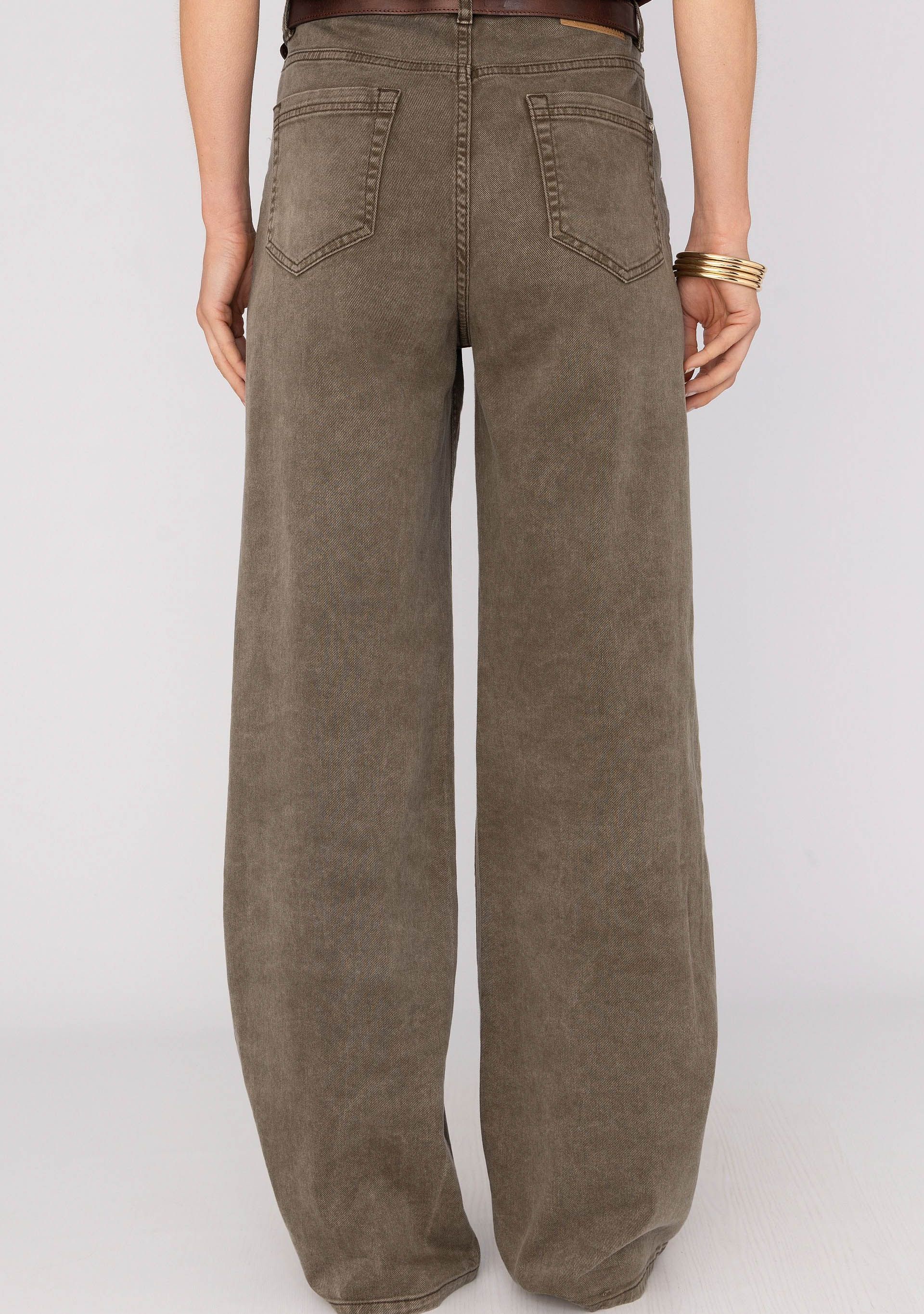 ANNA VAN TOOR - JEANS - Groen
