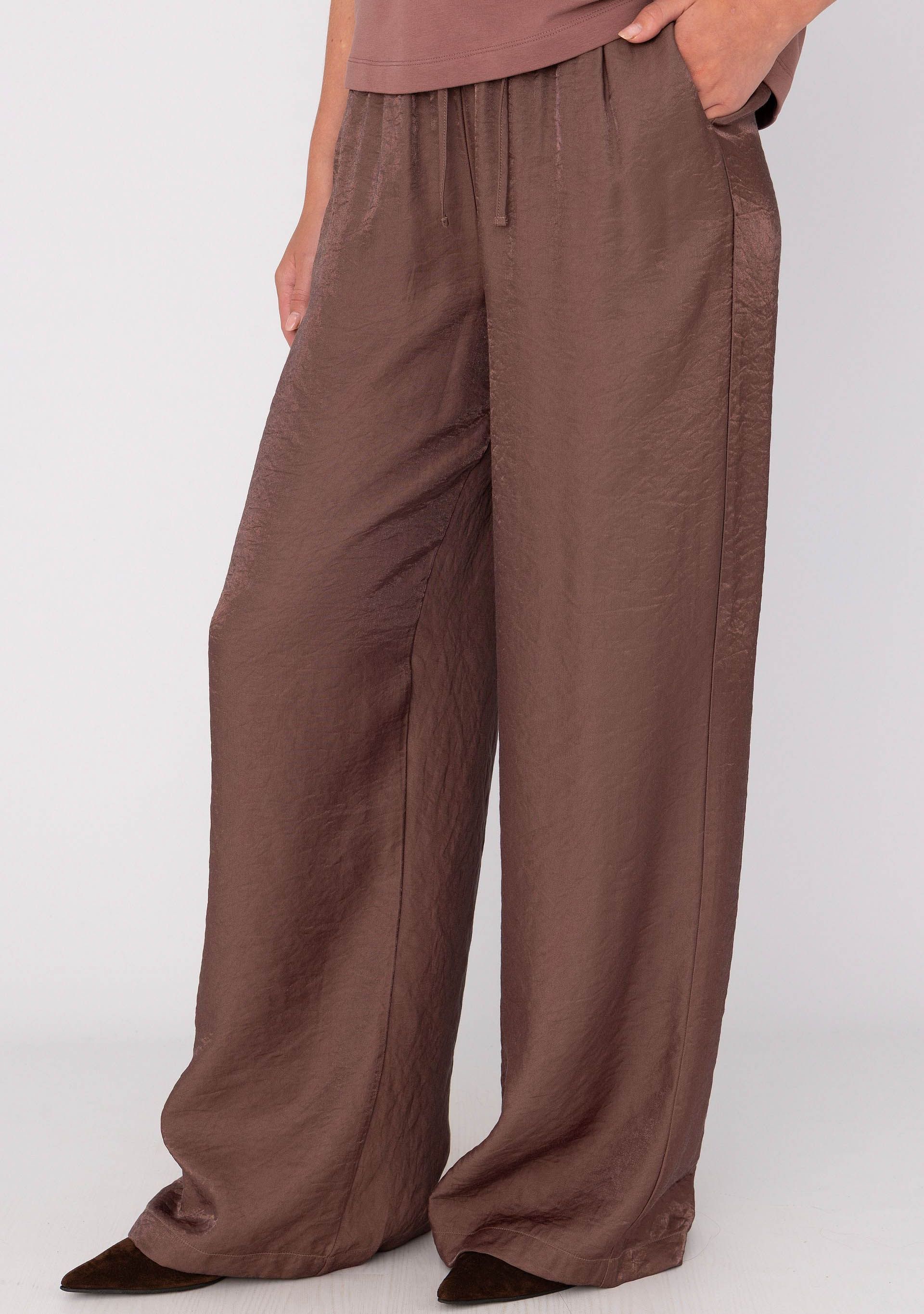 ANNA VAN TOOR - BROEK - Bruin