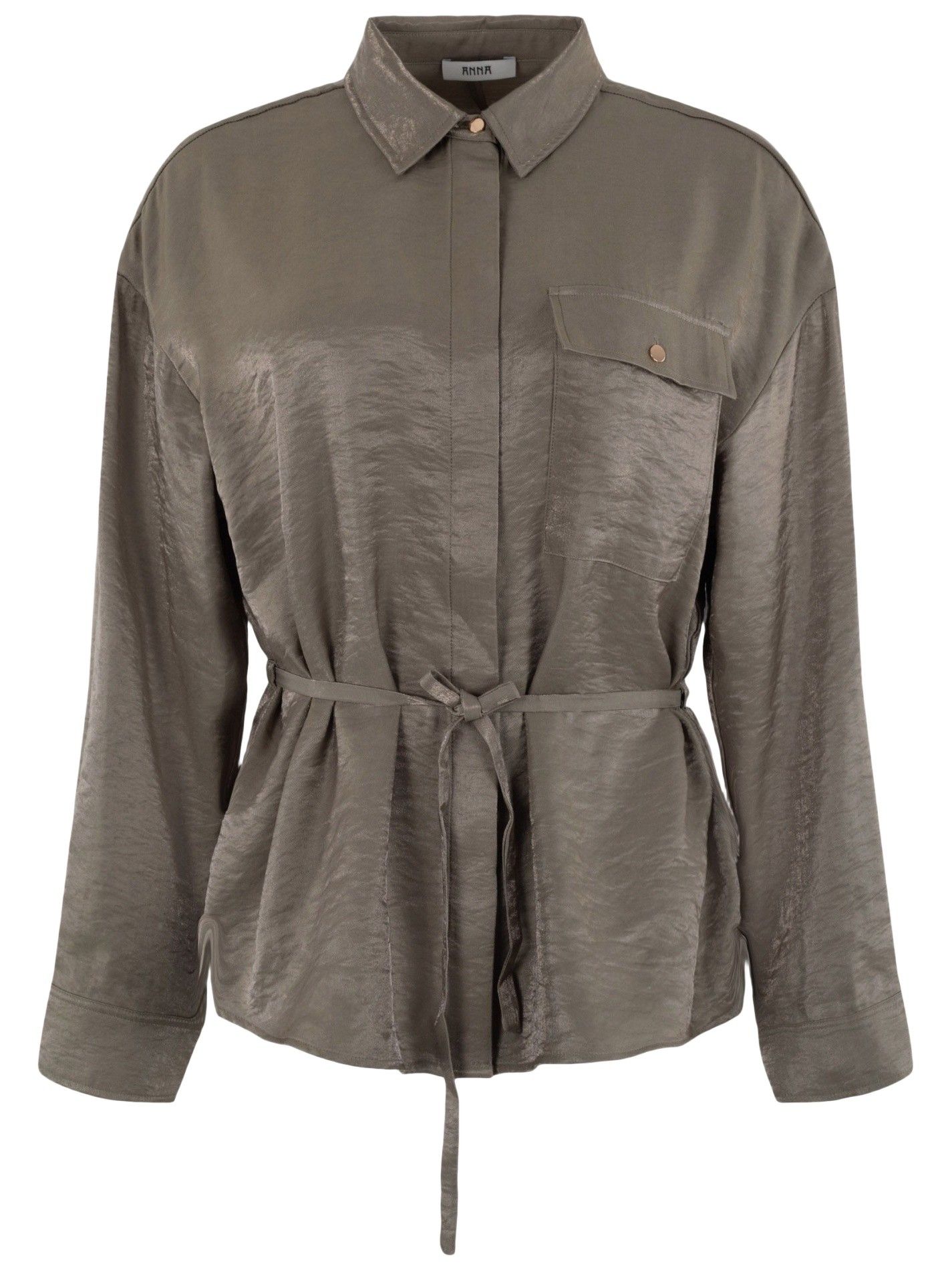 ANNA VAN TOOR - BLOUSE - Groen