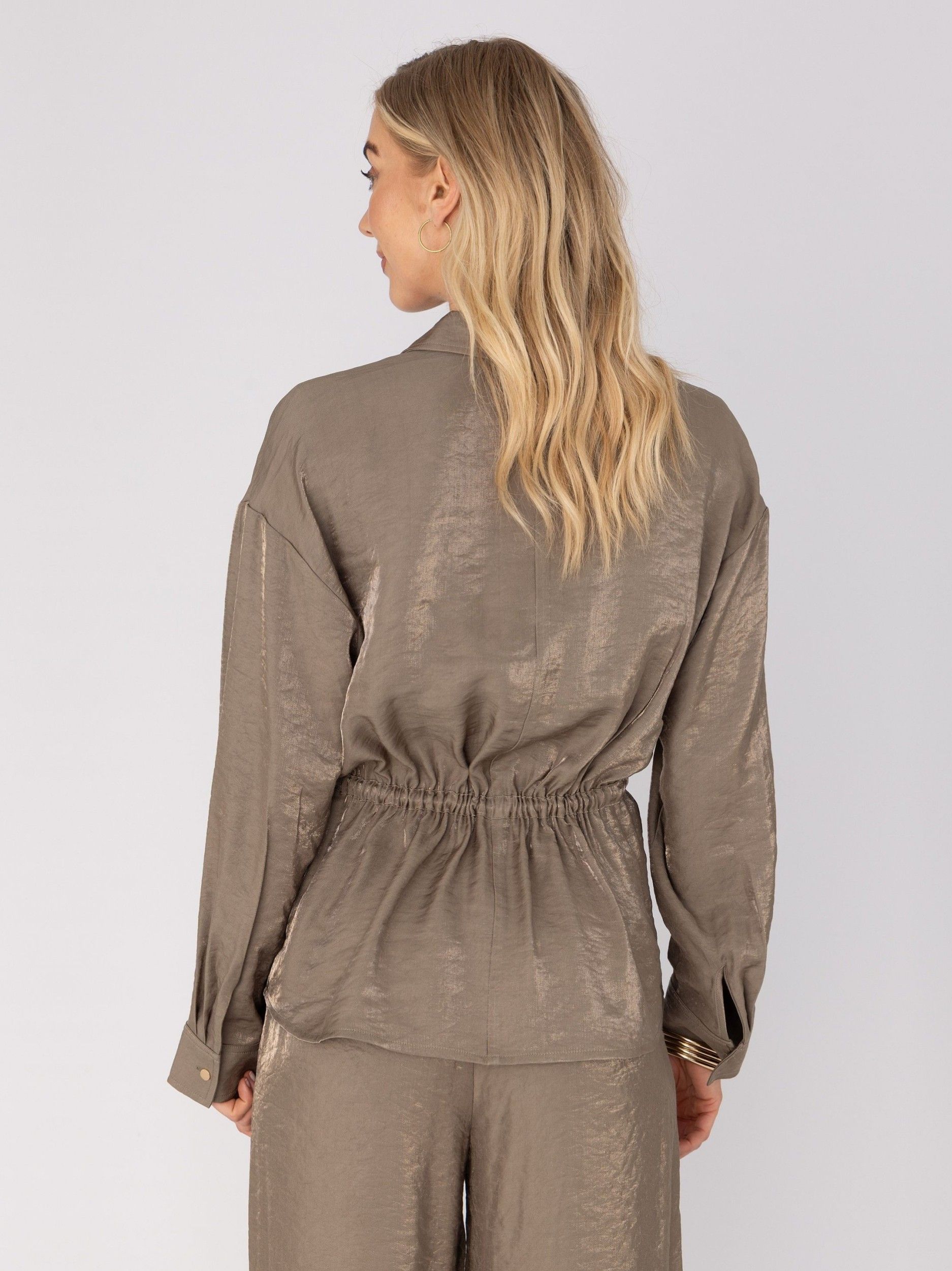 ANNA VAN TOOR - BLOUSE - Groen