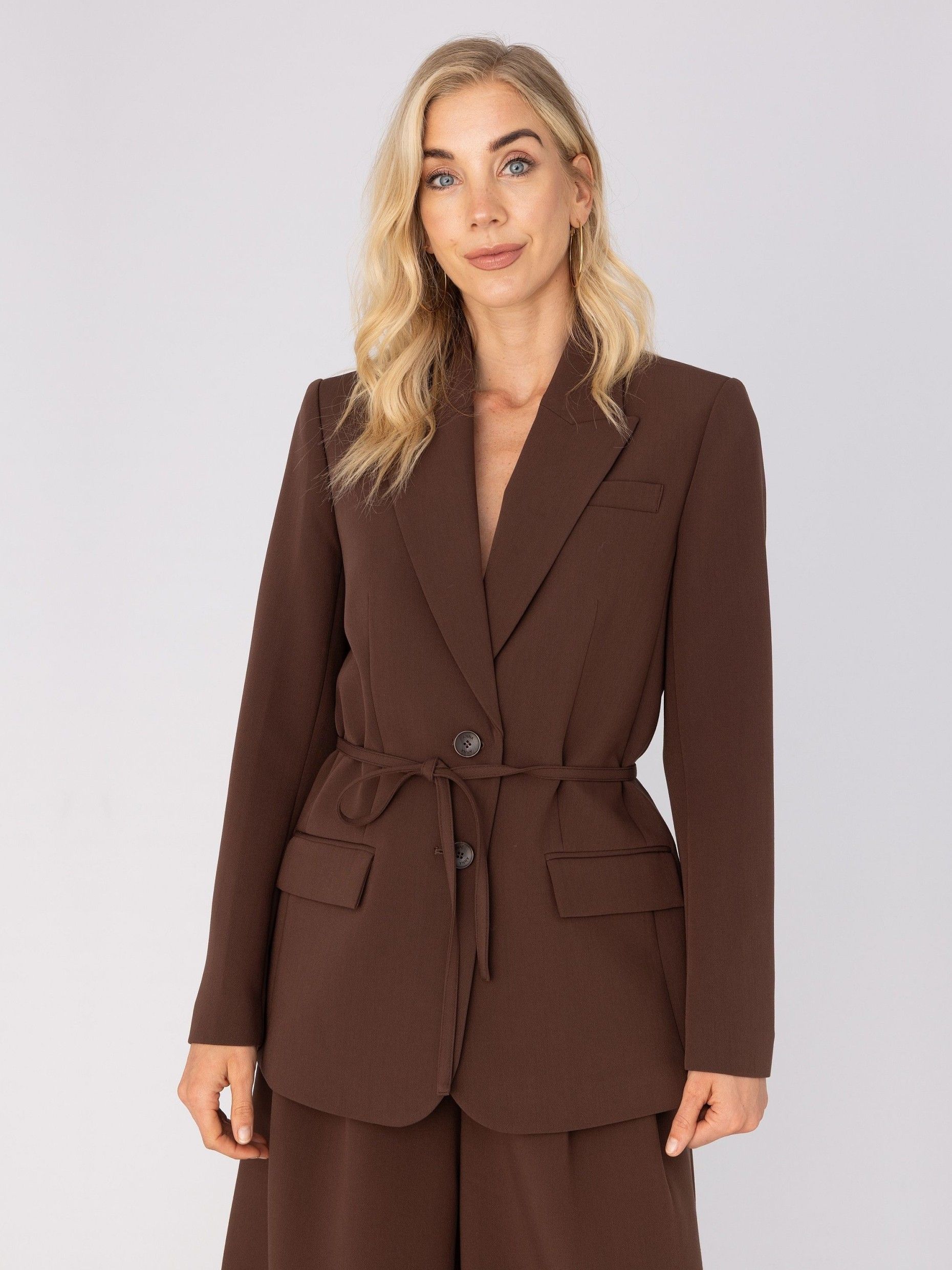 ANNA VAN TOOR - BLAZER - Bruin