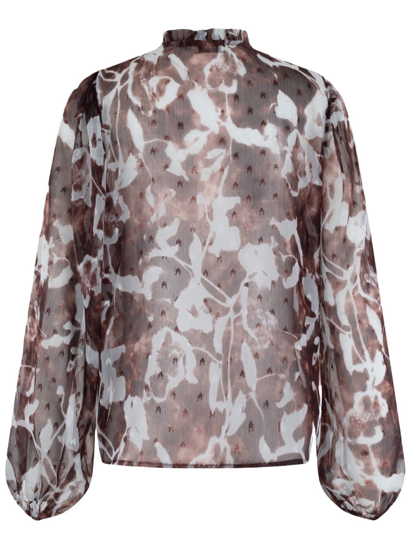 ANNA VAN TOOR - BLOUSE - Bruin