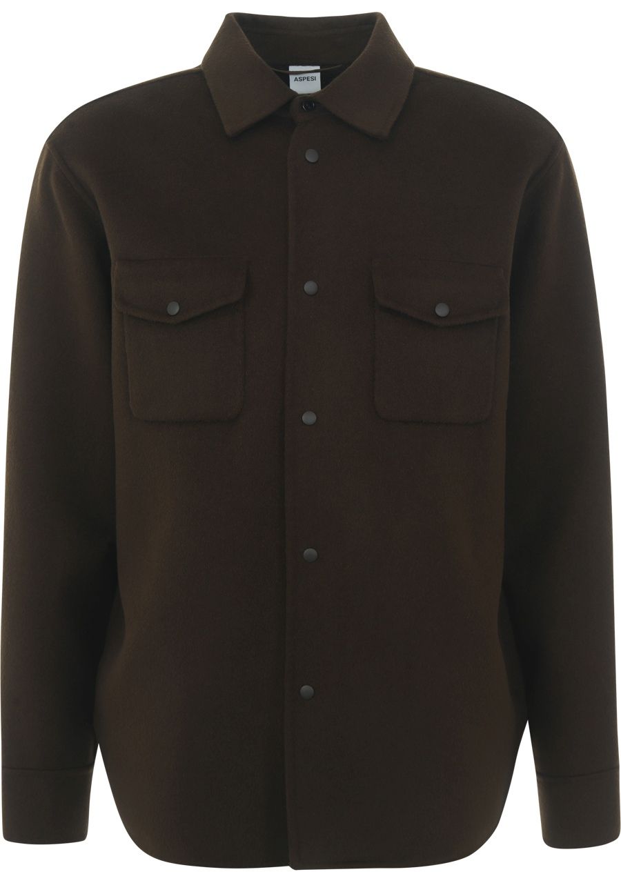 ASPESI - OVERSHIRT - Bruin