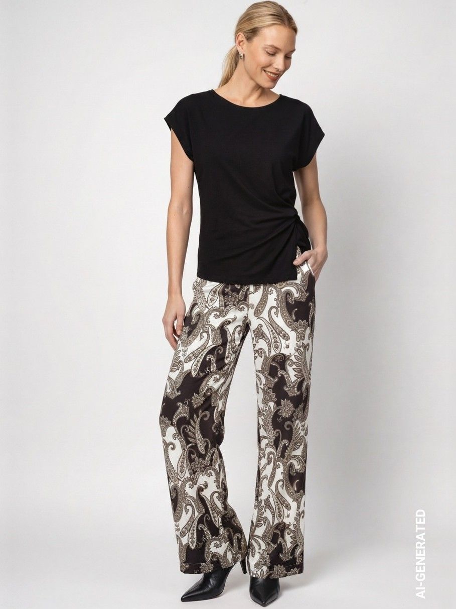 MONARI - SHIRT - Zwart