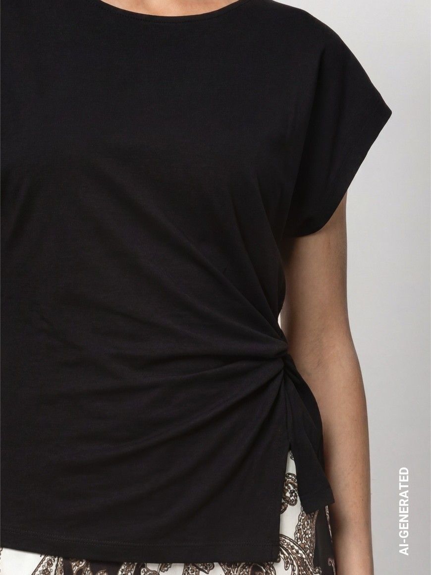 MONARI - SHIRT - Zwart