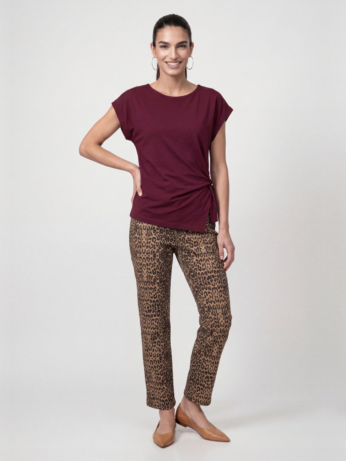 MONARI - SHIRT - Rood