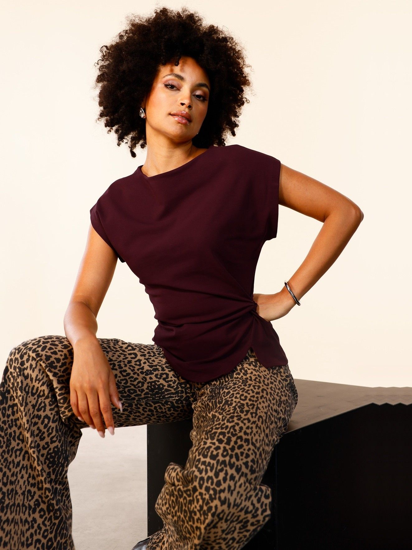 MONARI - SHIRT - Rood