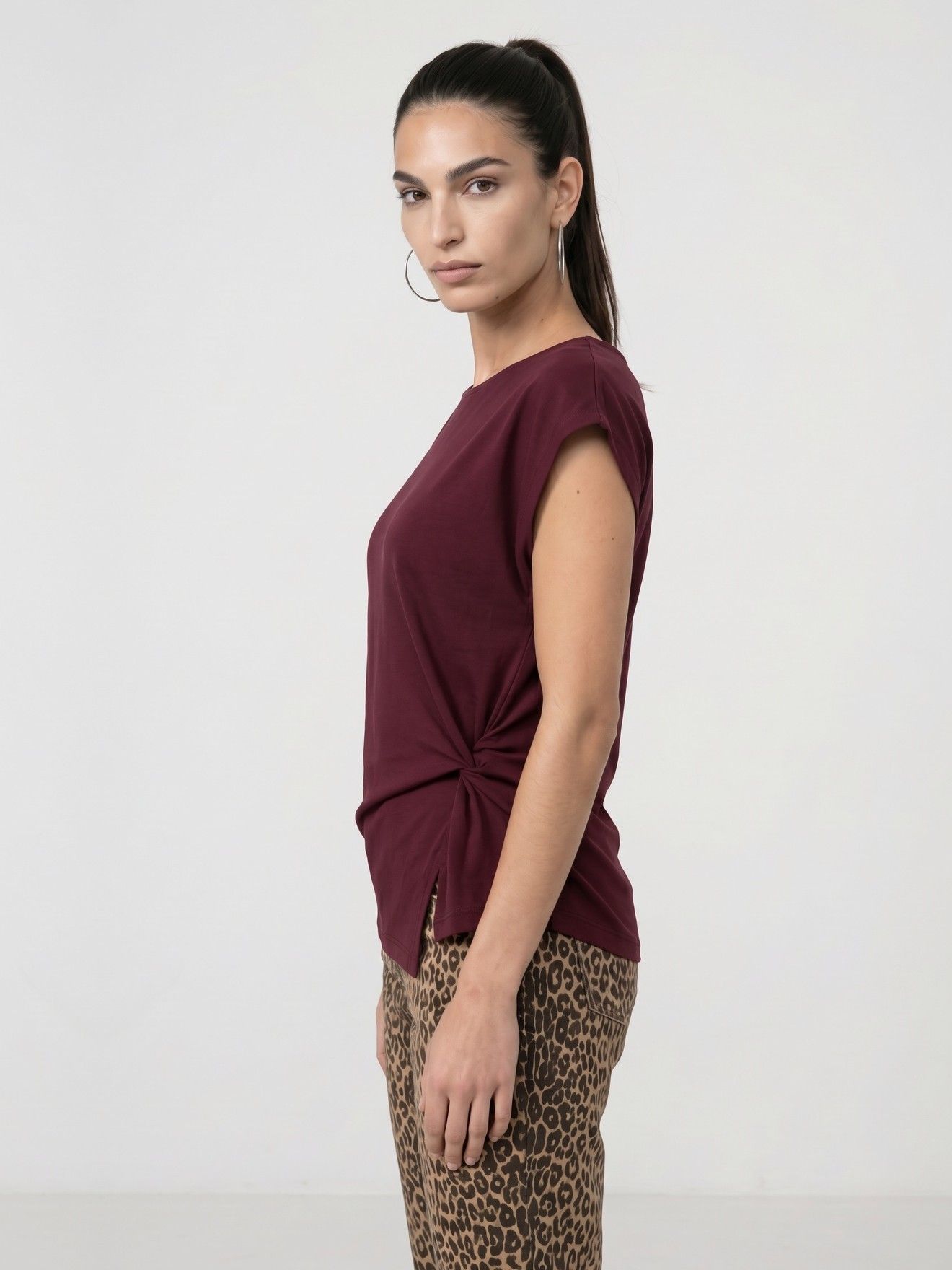 MONARI - SHIRT - Rood