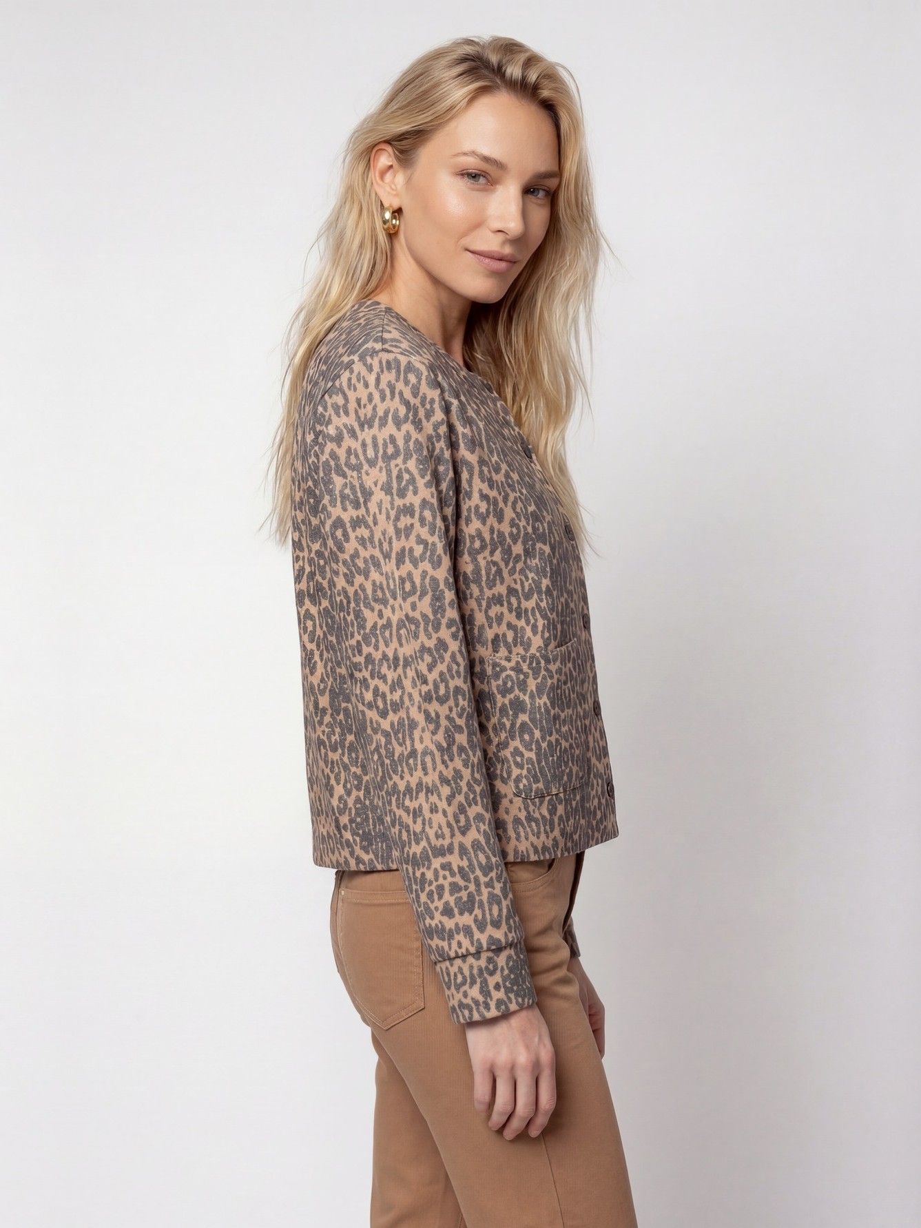 MONARI - VEST - Bruin
