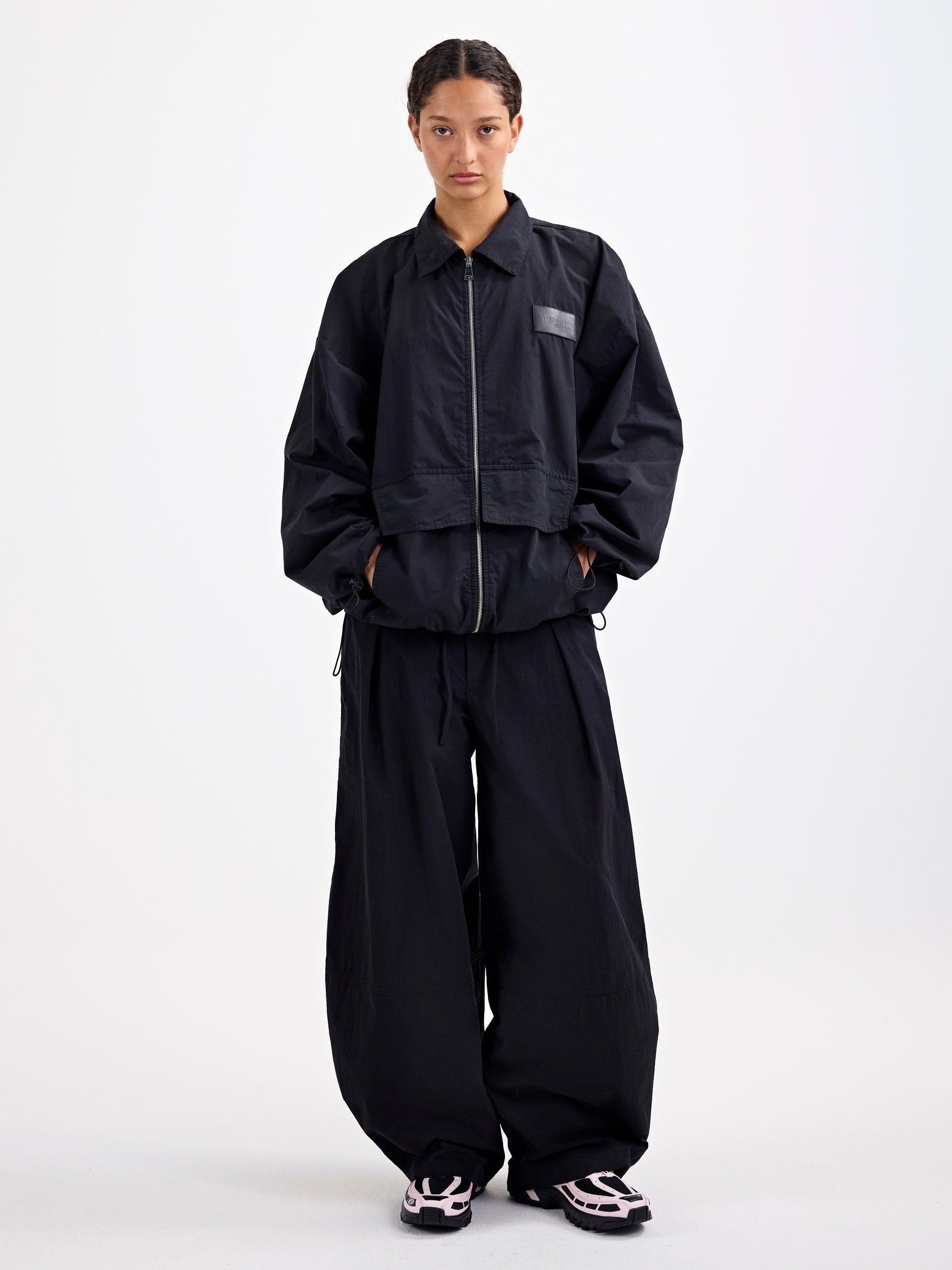 STIEGLITZ - BROEK - Zwart