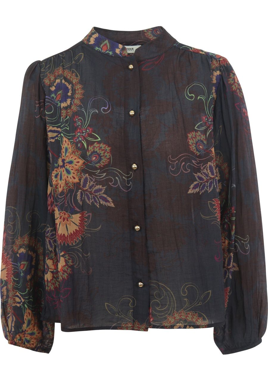 ANNA VAN TOOR - BLOUSE - Blauw