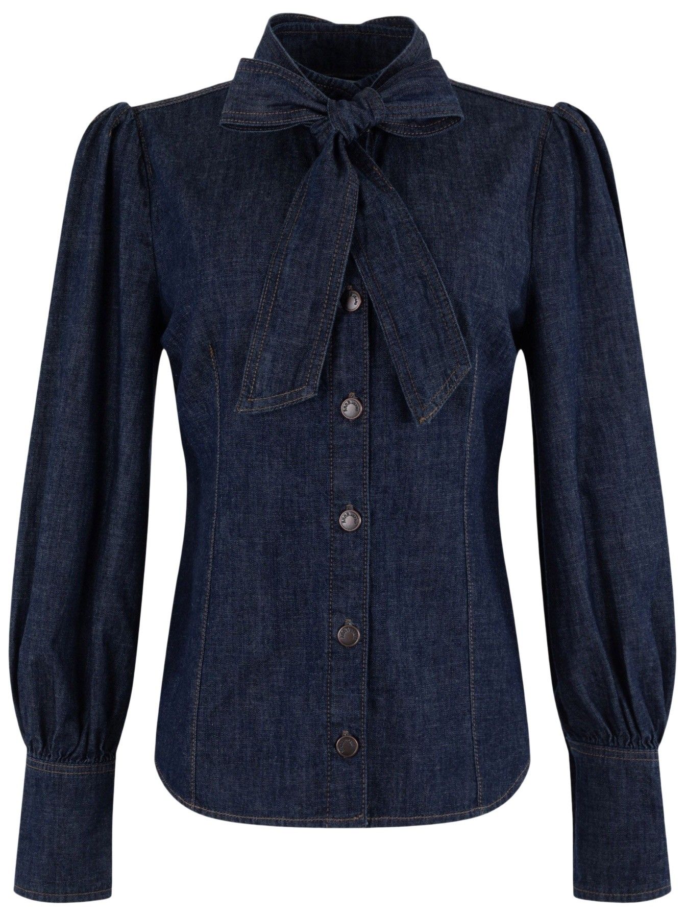 ANNA VAN TOOR - BLOUSE - Blauw