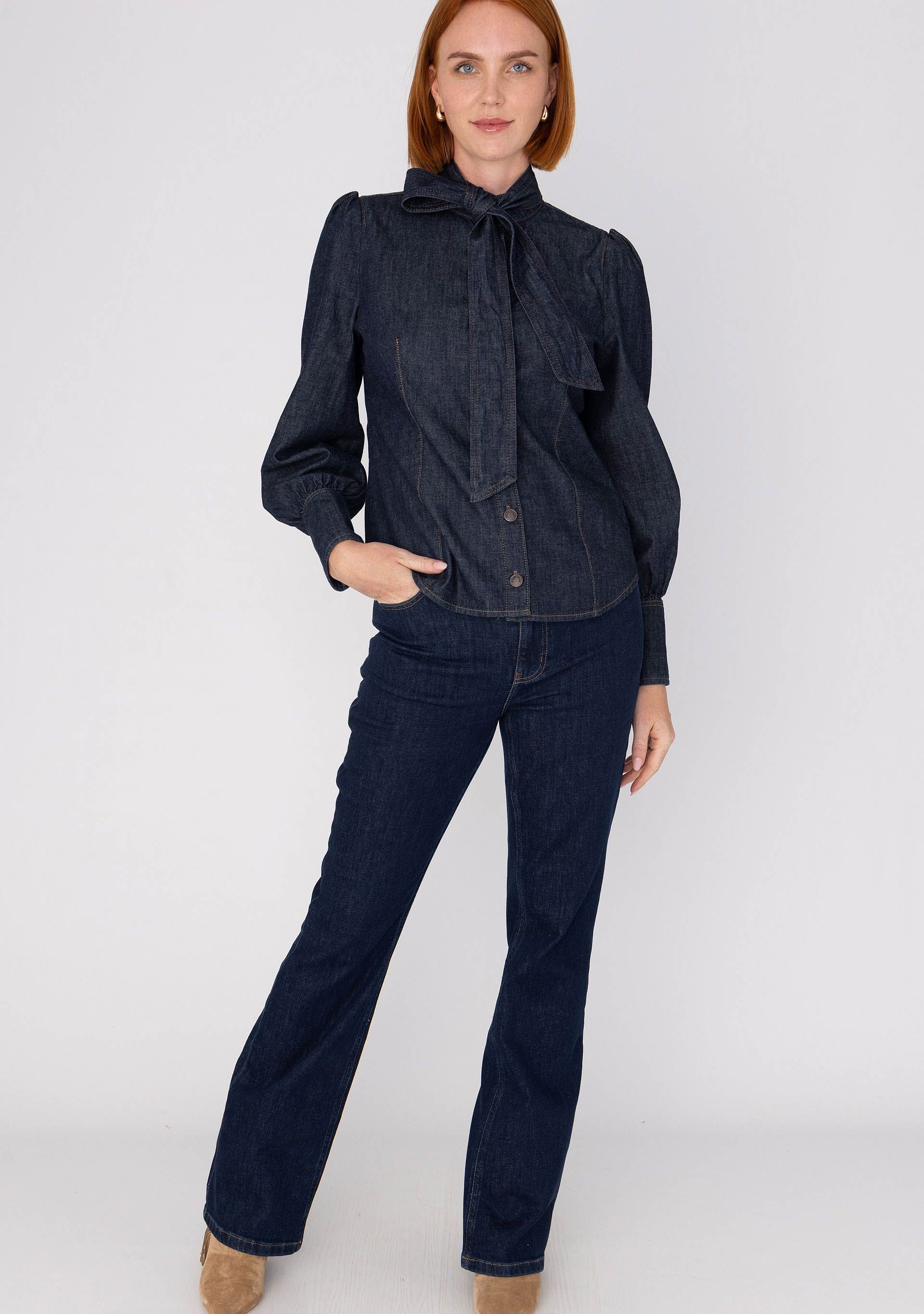 ANNA VAN TOOR - BLOUSE - Blauw