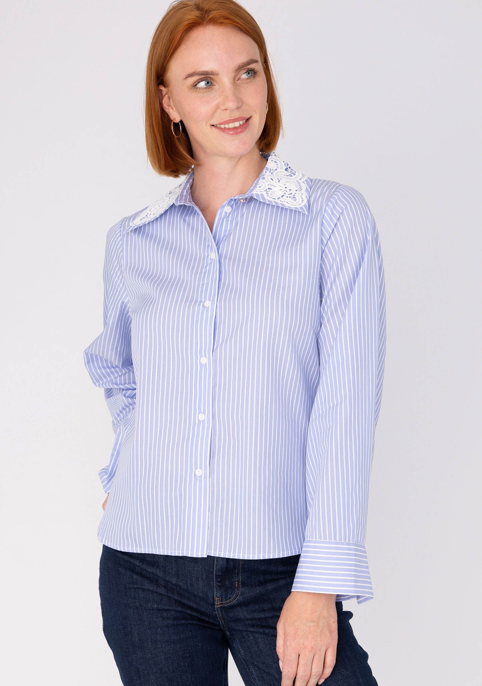 ANNA VAN TOOR - BLOUSE - Blauw