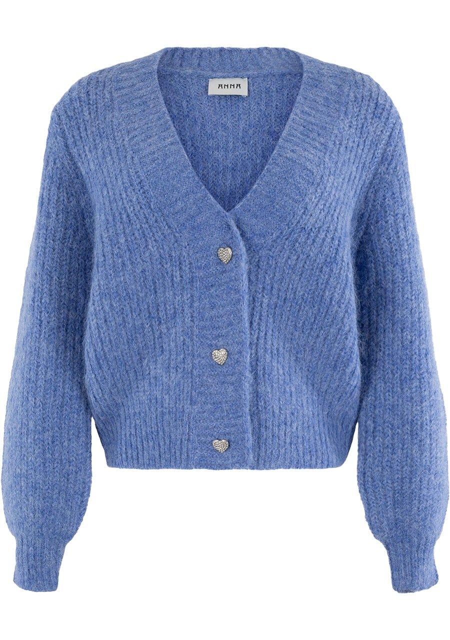 ANNA VAN TOOR - VEST - Blauw