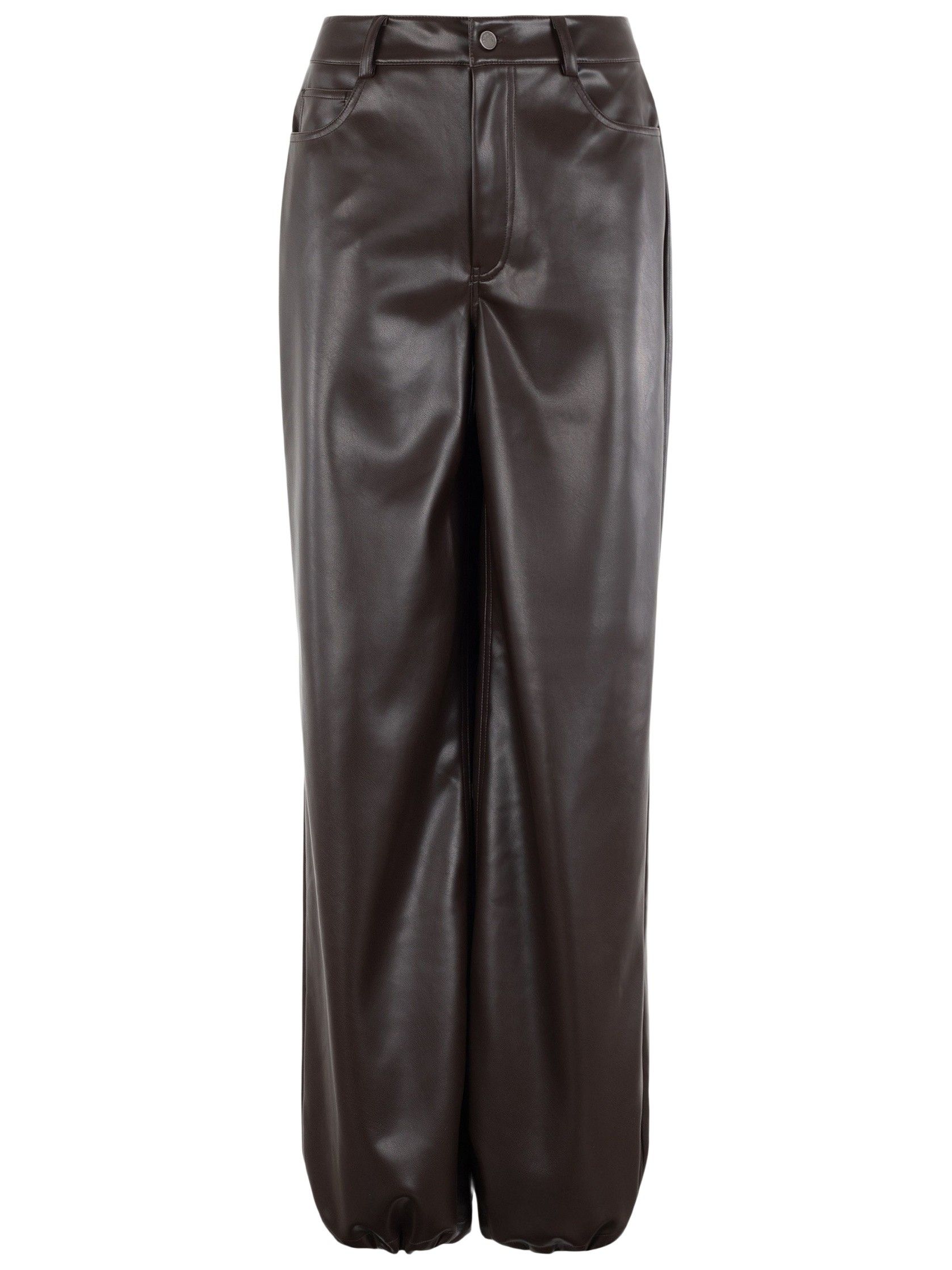 ANNA VAN TOOR - BROEK - Bruin