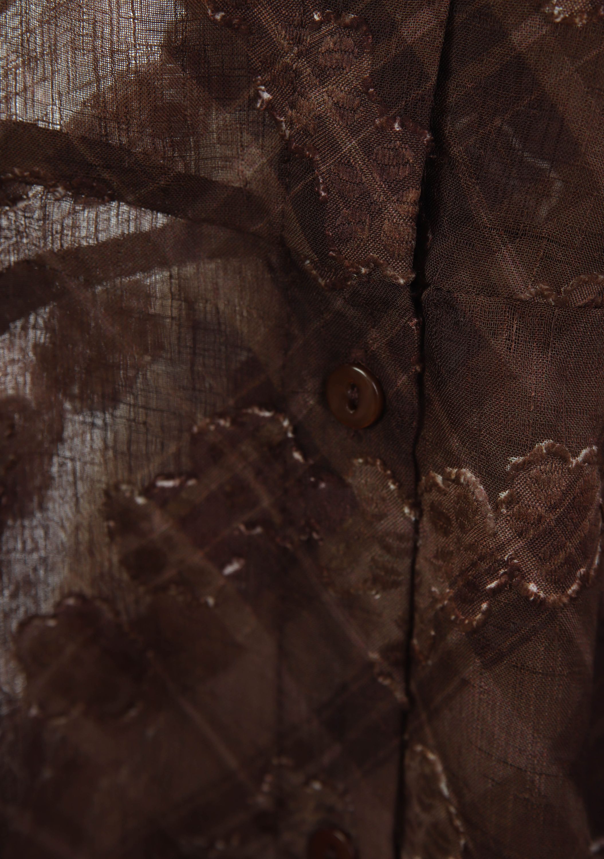 ANNA VAN TOOR - BLOUSE - Bruin