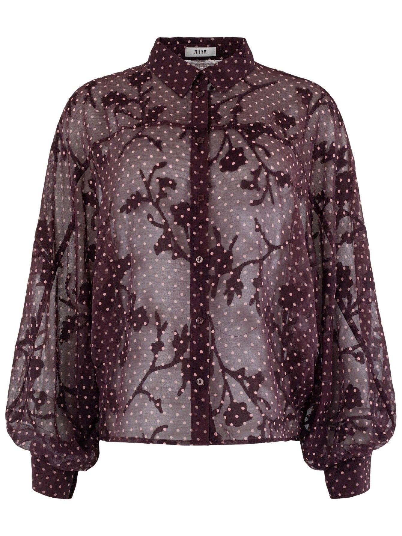 ANNA VAN TOOR - BLOUSE - Rood