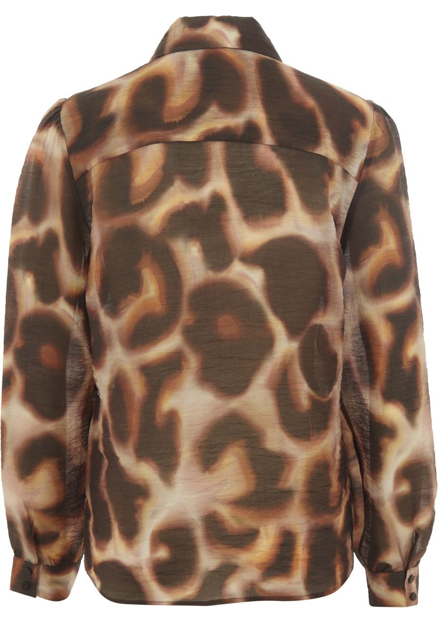 ANNA VAN TOOR - BLOUSE - Bruin