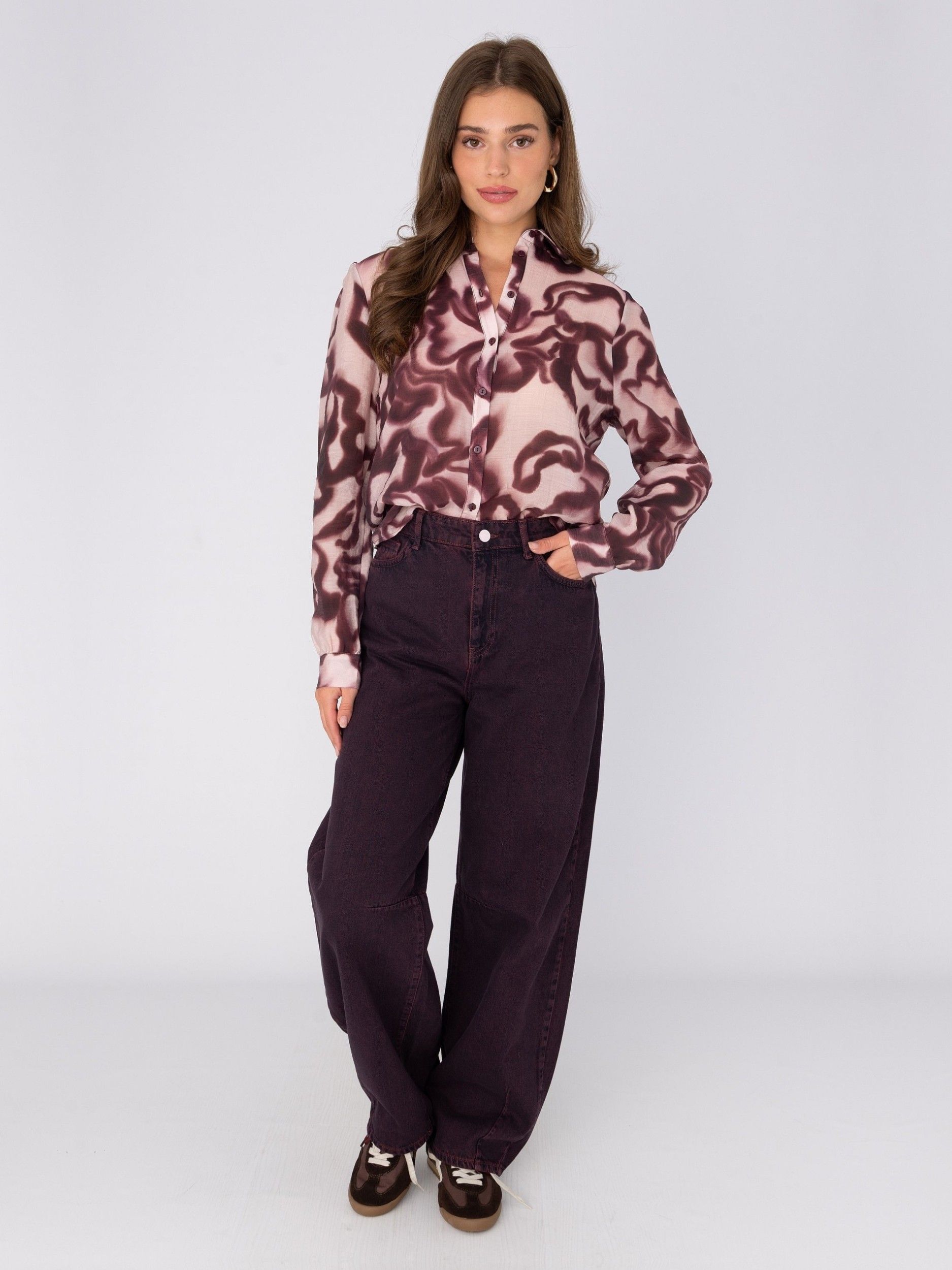 ANNA VAN TOOR - BLOUSE - Rood