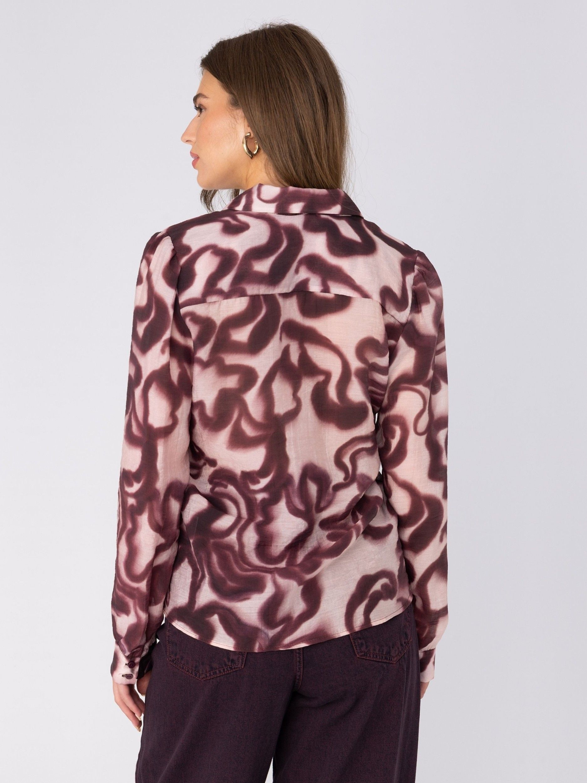 ANNA VAN TOOR - BLOUSE - Rood