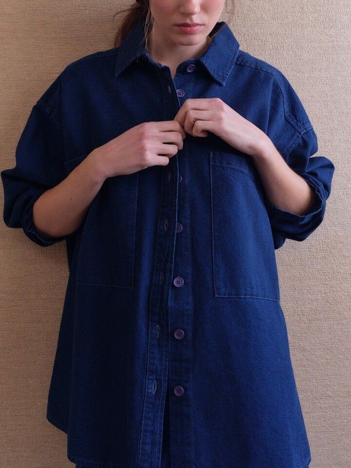 AMERICAN VINTAGE - BLOUSE - Blauw