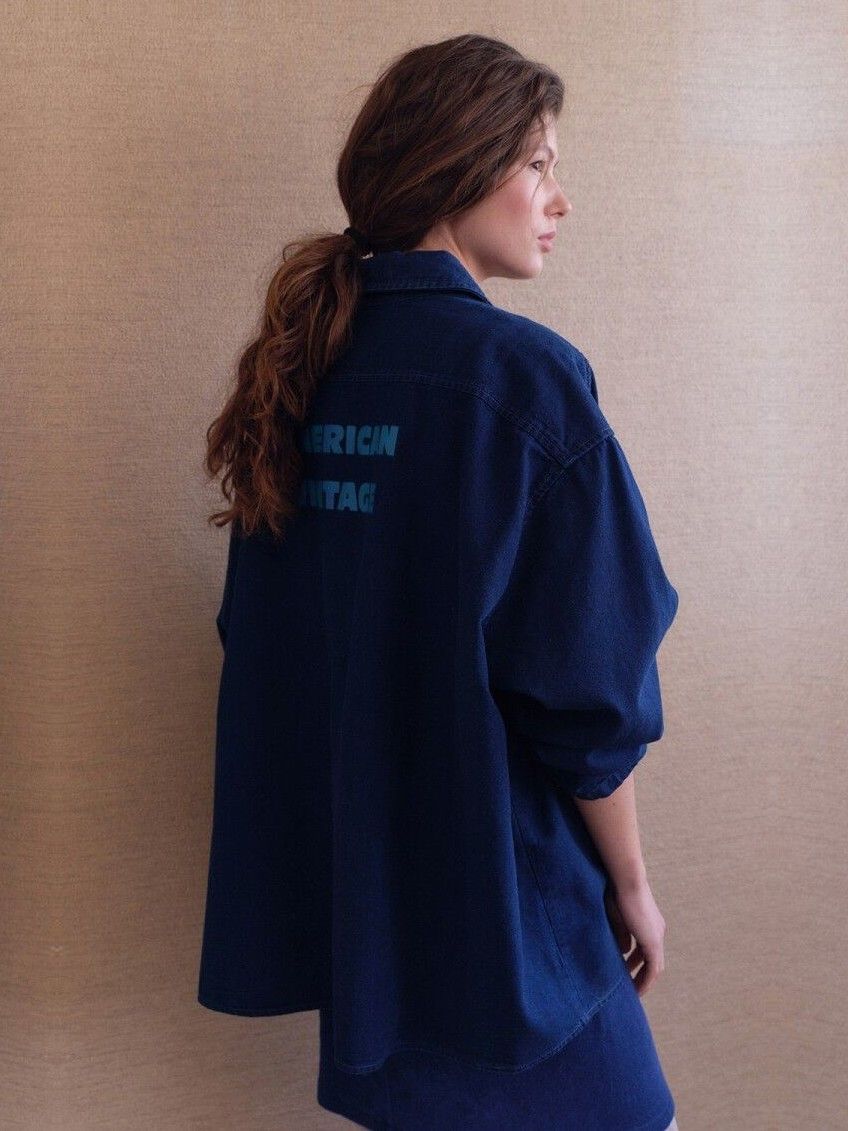 AMERICAN VINTAGE - BLOUSE - Blauw