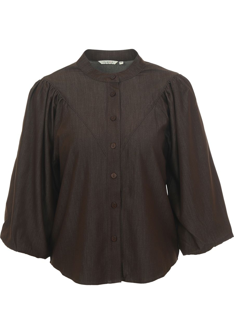 FLOREZ - BLOUSE - Bruin