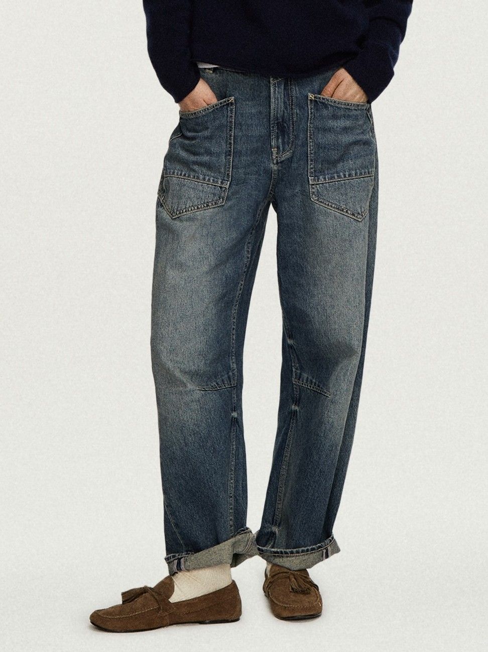 DENHAM - JEANS - Blauw