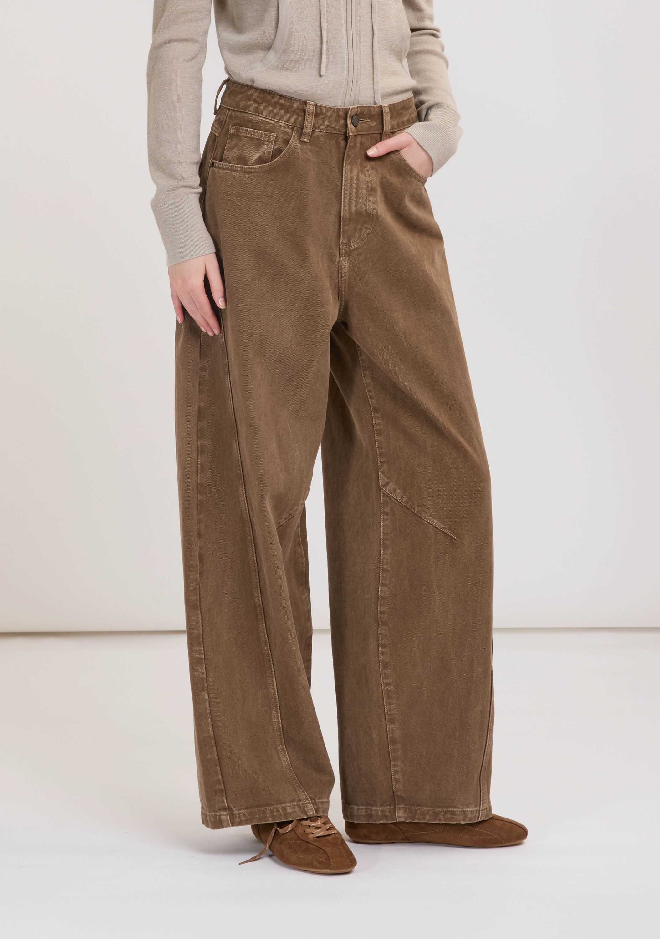 ELEH - JEANS - Bruin