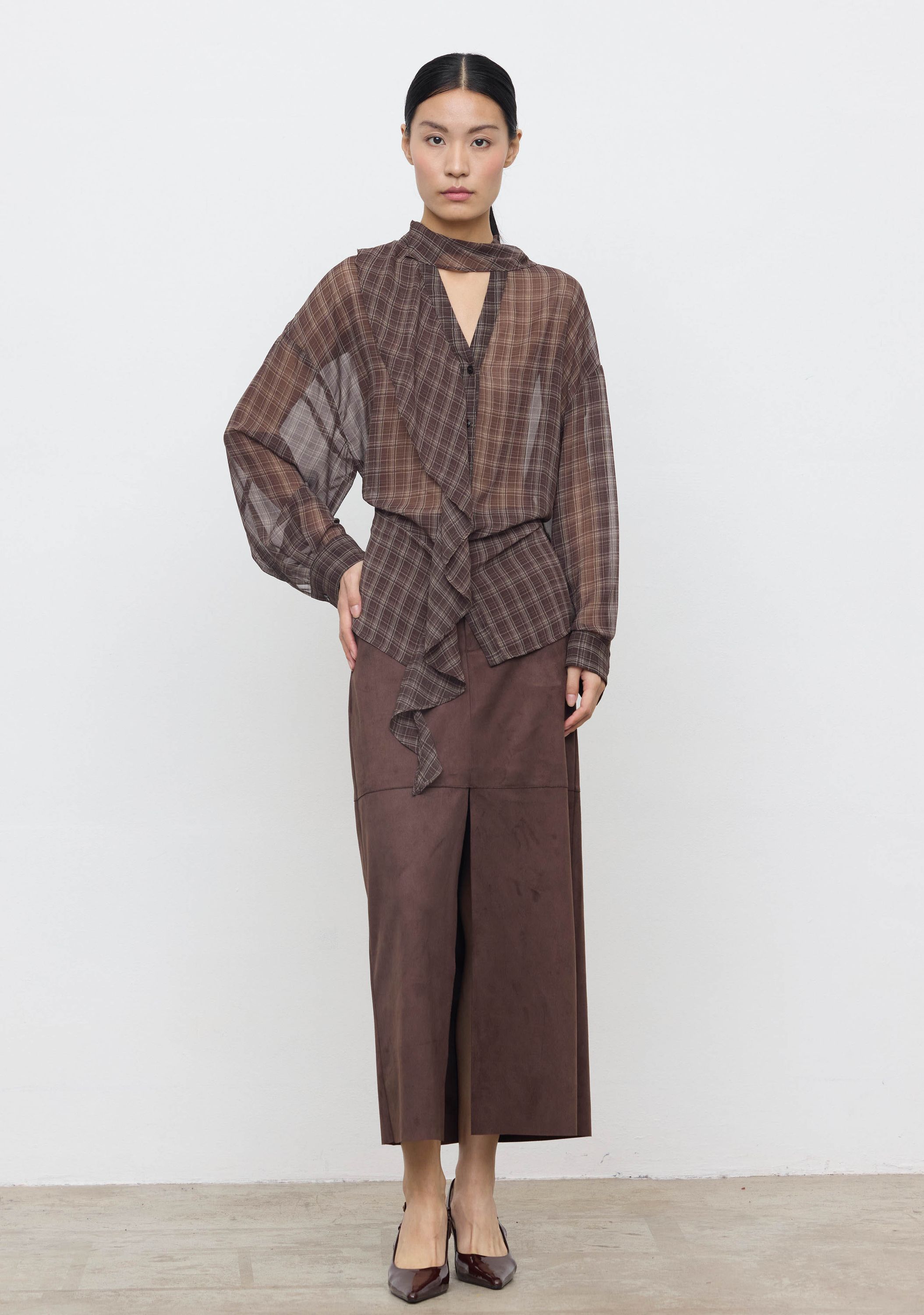 ELEH - BLOUSE - Bruin