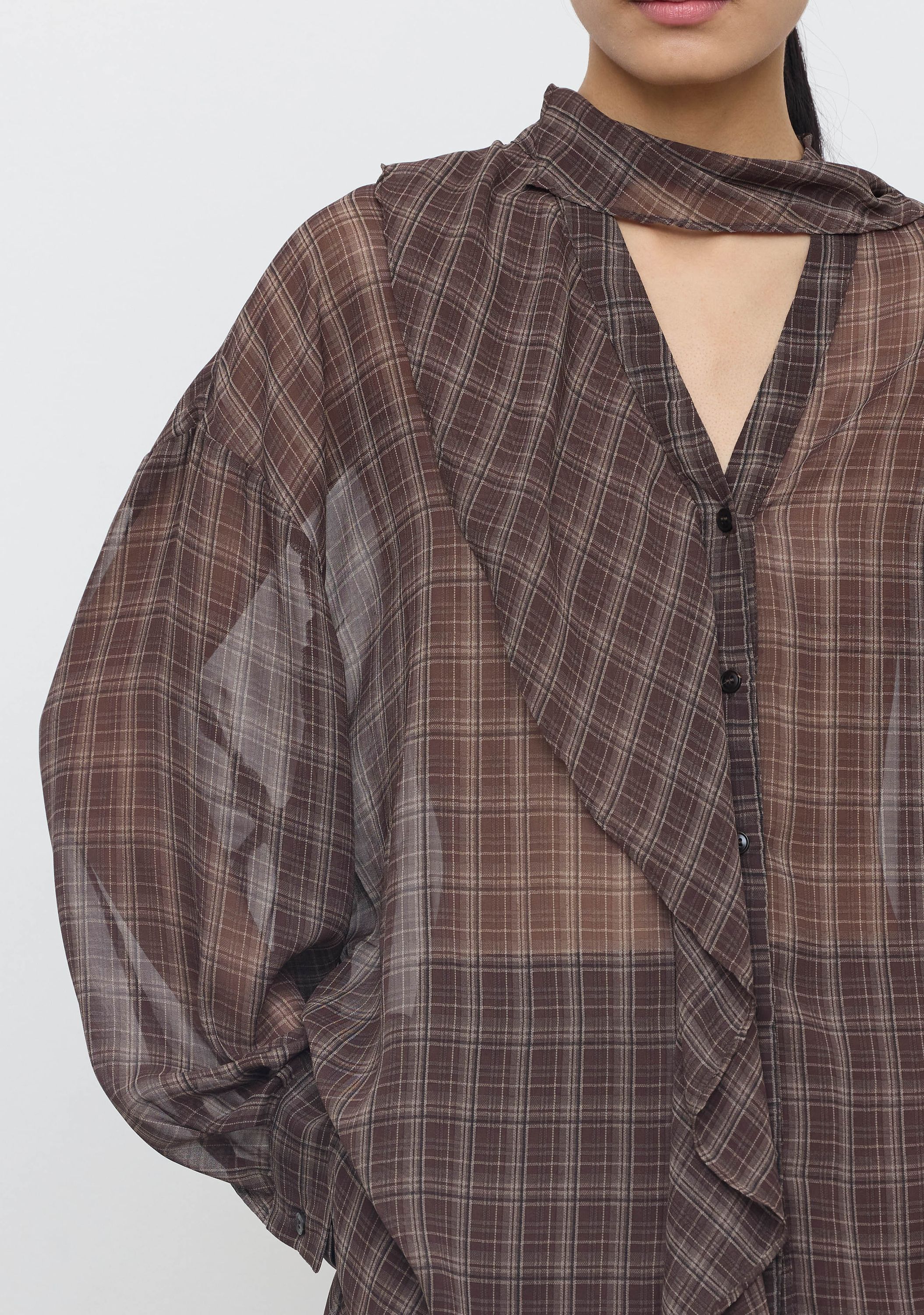 ELEH - BLOUSE - Bruin