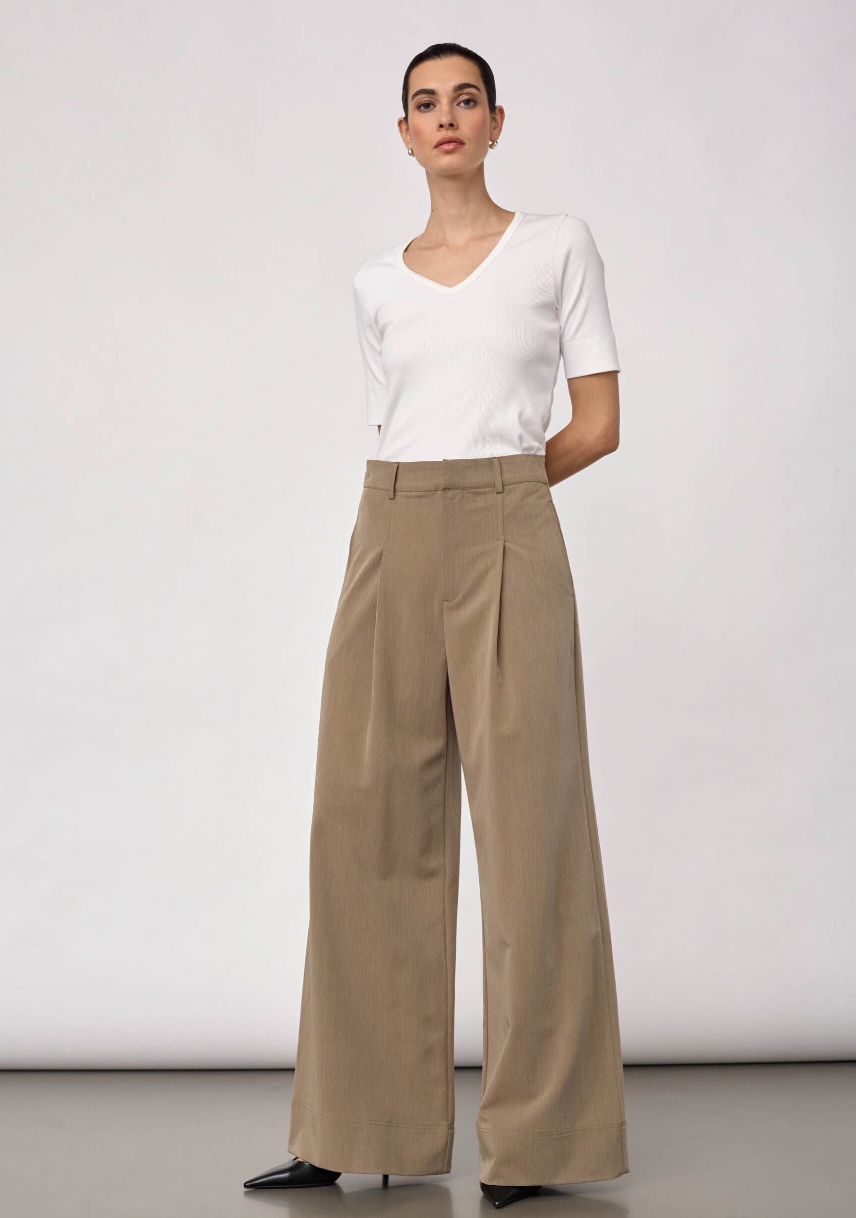 CO'COUTURE - BROEK - Groen