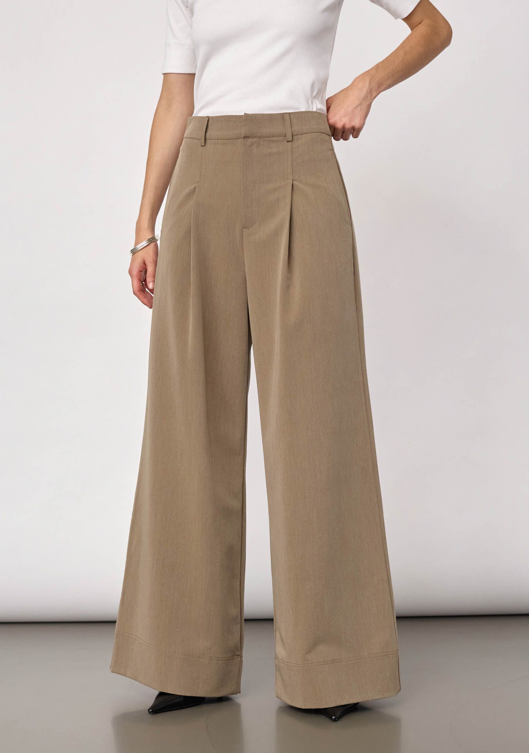 CO'COUTURE - BROEK - Groen