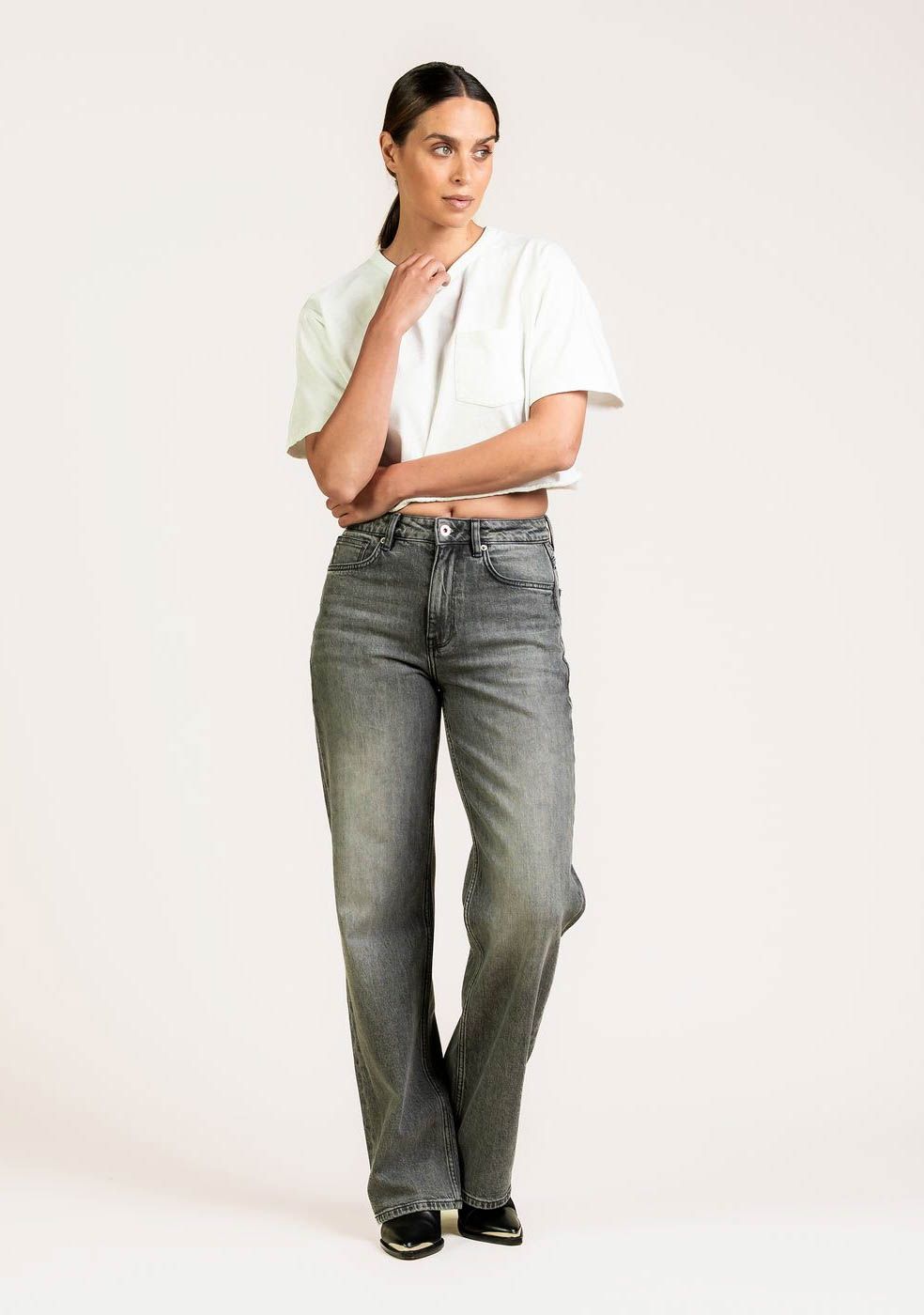 KUYICHI - JEANS - Grijs