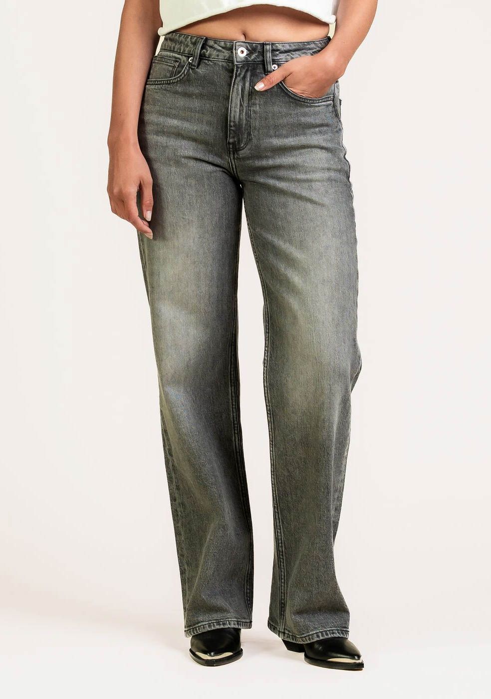 KUYICHI - JEANS - Grijs
