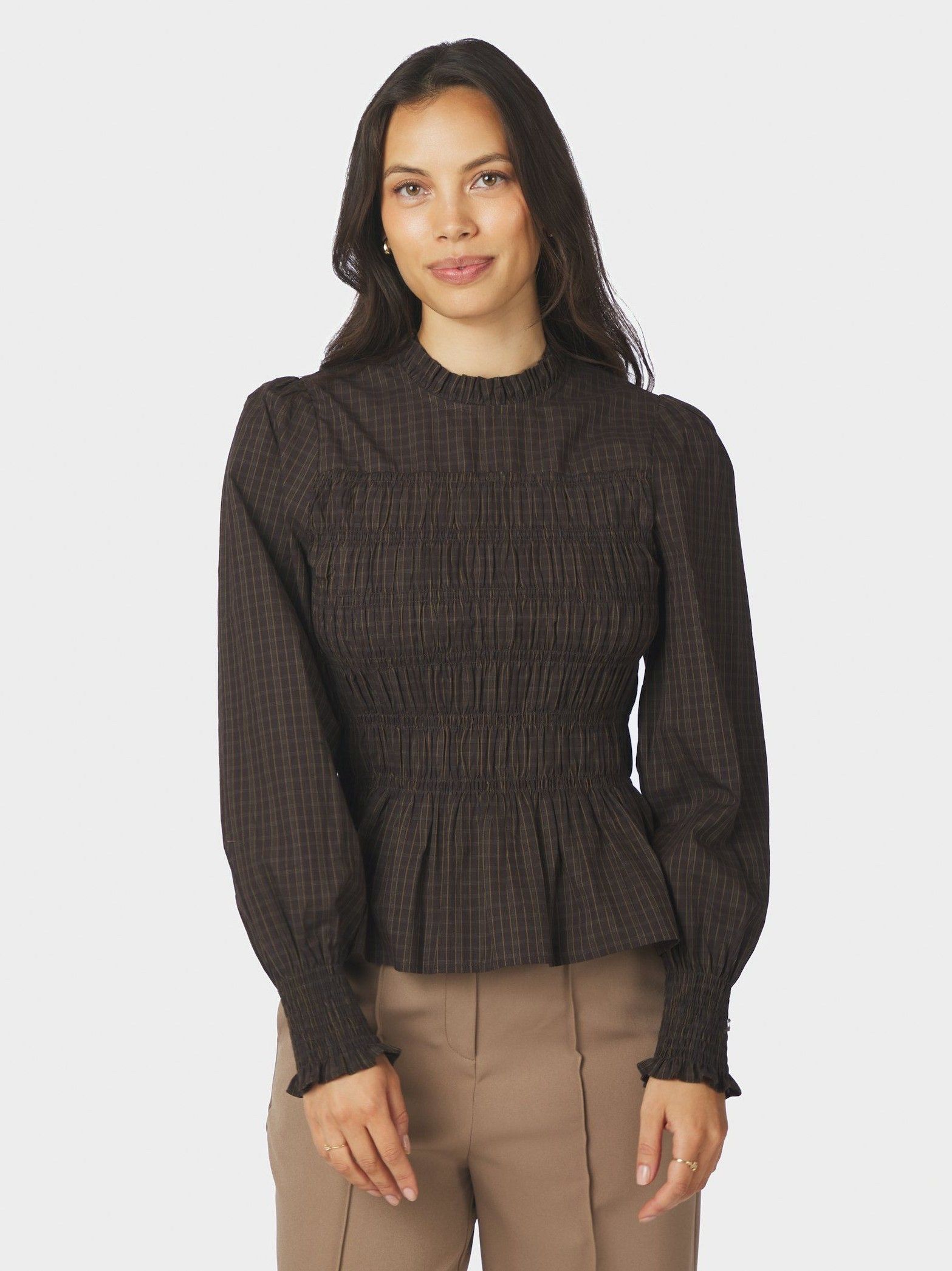 NEO NOIR - BLOUSE - Bruin