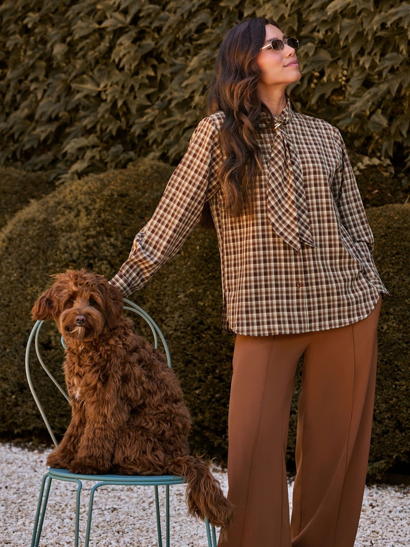 YDENCE - BLOUSE - Bruin
