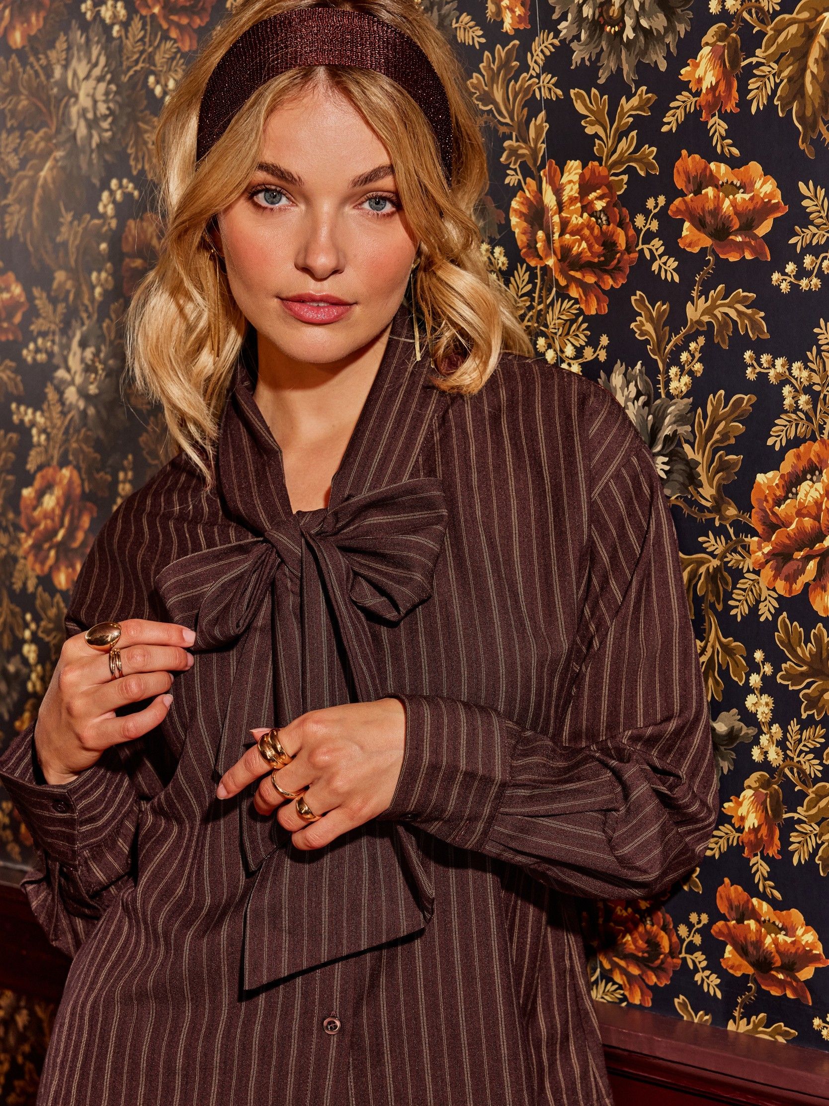 YDENCE - BLOUSE - Bruin