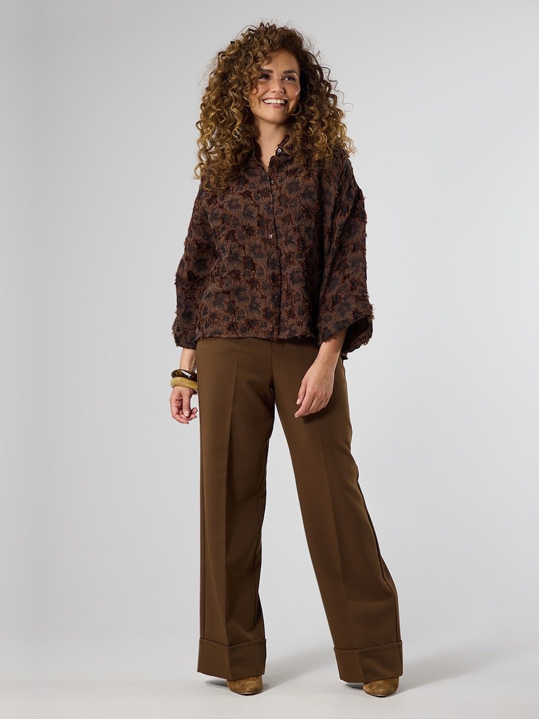 LABEL DOT - BLOUSE - Bruin