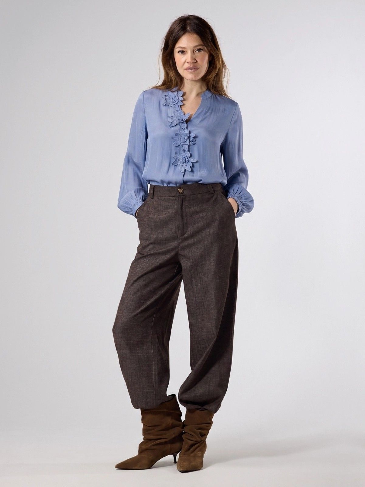 LABEL DOT - BLOUSE - Blauw