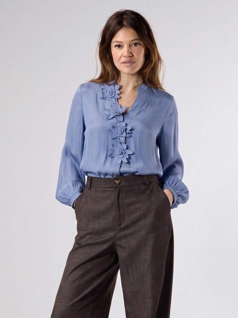 LABEL DOT - BLOUSE - Blauw