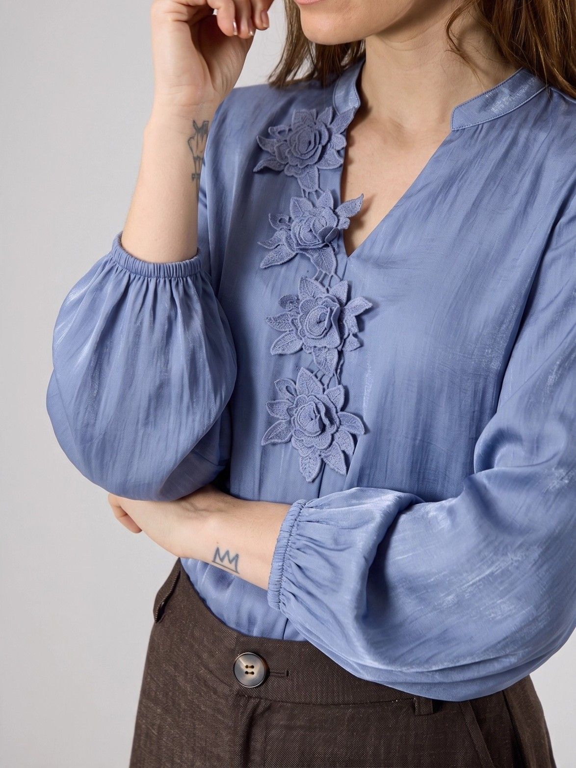 LABEL DOT - BLOUSE - Blauw